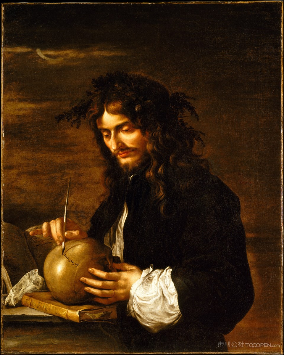 1900年 salvator rosa 自画像 第1页